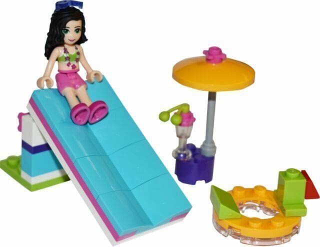 LEGO 549 EA Friends Polybag 30401 - Tobogán de Espuma para Piscina, Multicolor