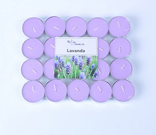 PACK 20 TEALIGHTS COLOR - LAVANDA