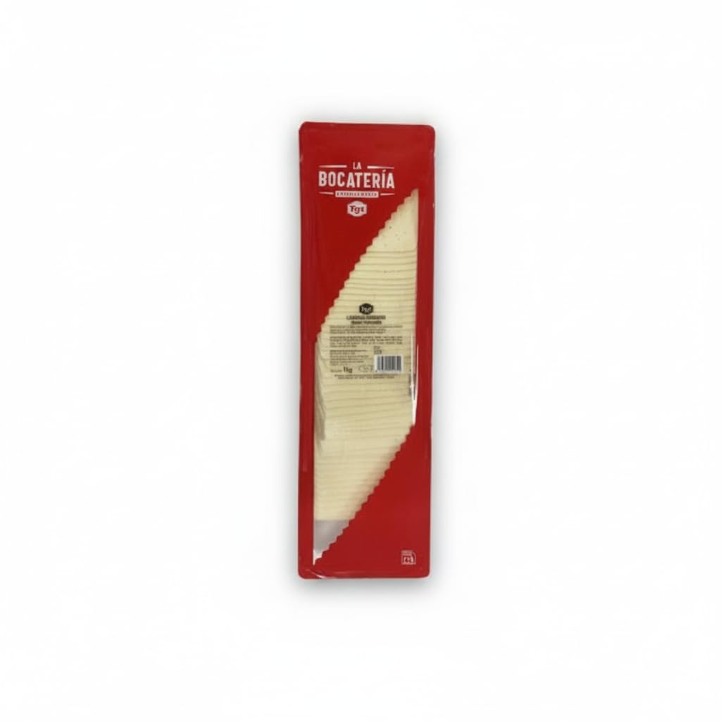 Queso Madurado en Lonchas Cremoso - Formato Ahorro de 1 kg para Sándwiches y Bocadillos - Queso TGT - La Bocatería - Ideal para Hostelería y Uso Diario - NEXU