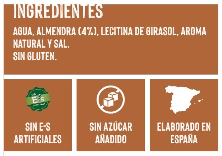 Central Lechera Asturiana Vegetánea Bebida Vegetal de Almendras, Brik 1L