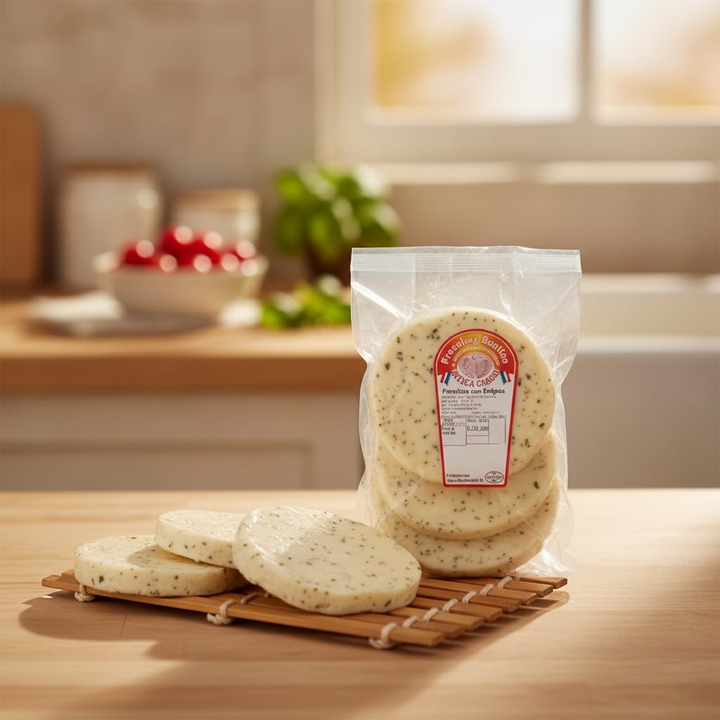 Queso Provolone Rústico con Orégano - Pack 3 x 200g - Queso Italiano en Lonchas Circulares - Alto Contenido Proteico, Sabor Aromático y Natural, Sin OGM - NEXU