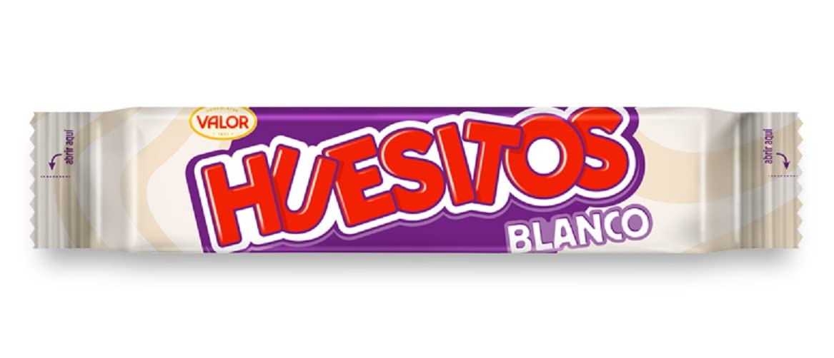 Huesitos - Barritas de Barquillo con Chocolate Blanco 36 x 20g
