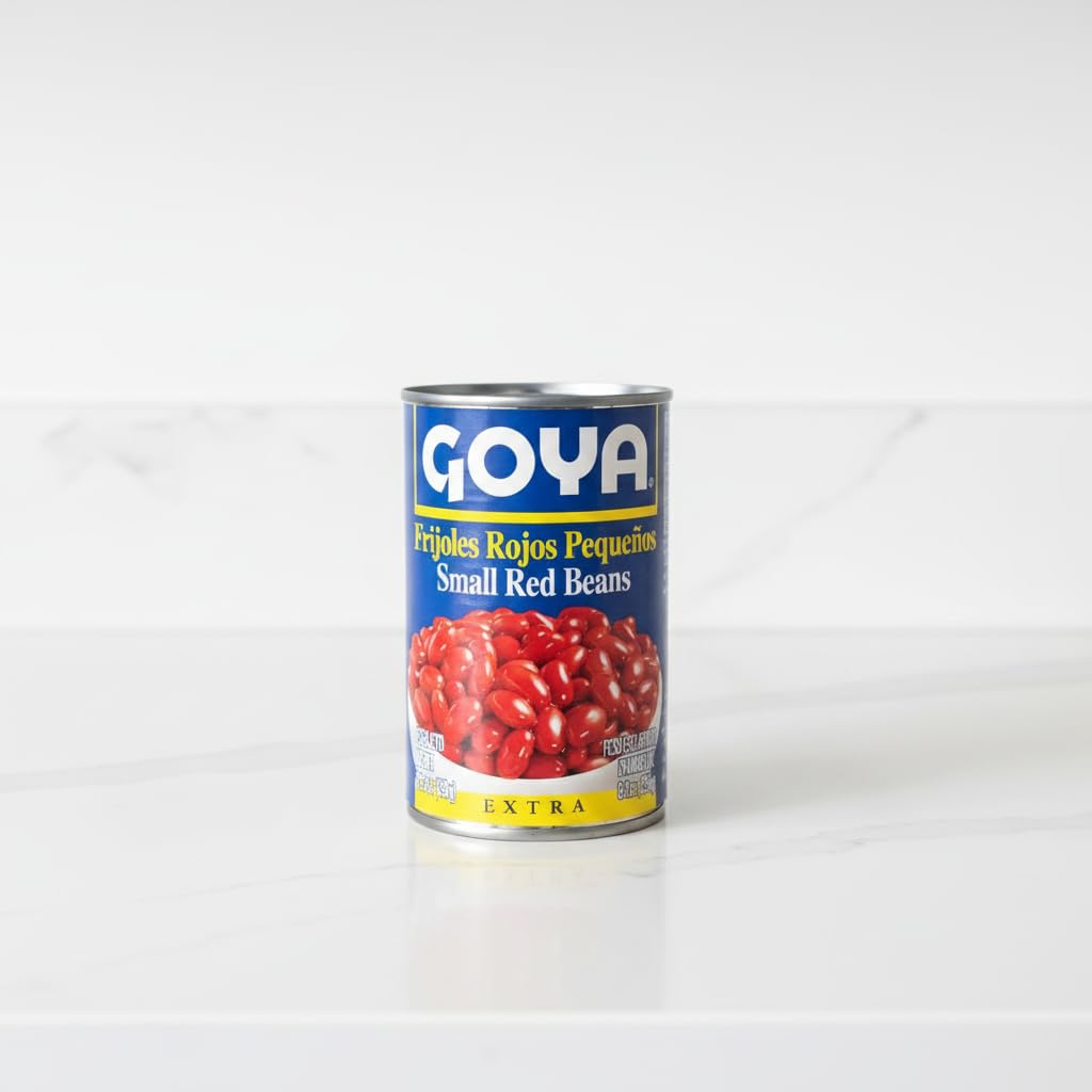 Frijoles Rojos Pequeños 439g - Legumbres Cocidas Listas para Comer - Fuente de Proteína Vegetal y Bajos en Grasa - Goya - Ideal para Guisos y Ensaladas - NEXU
