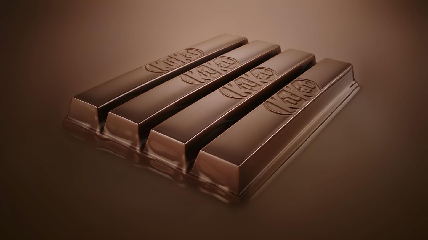 KitKat Galleta recubierta de chocolate con leche (67,2%) - Paquete de 10 x 41.50 gr - Total: 415 gr
