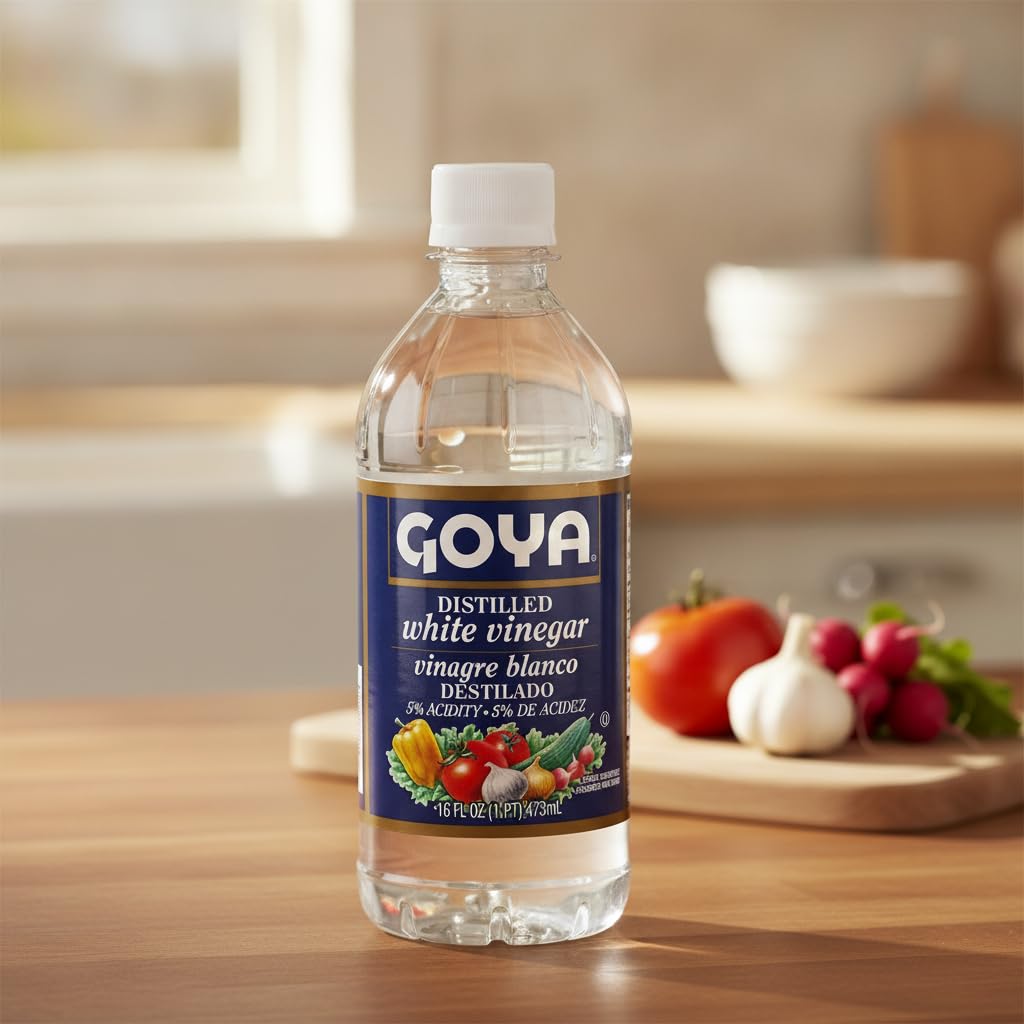 Vinagre Blanco Destilado con 5% de Acidez - Ideal para Encurtidos, Aliños y Cocina Tradicional - Botella de Plástico Versátil (Disponible en 473 ml) - NEXU