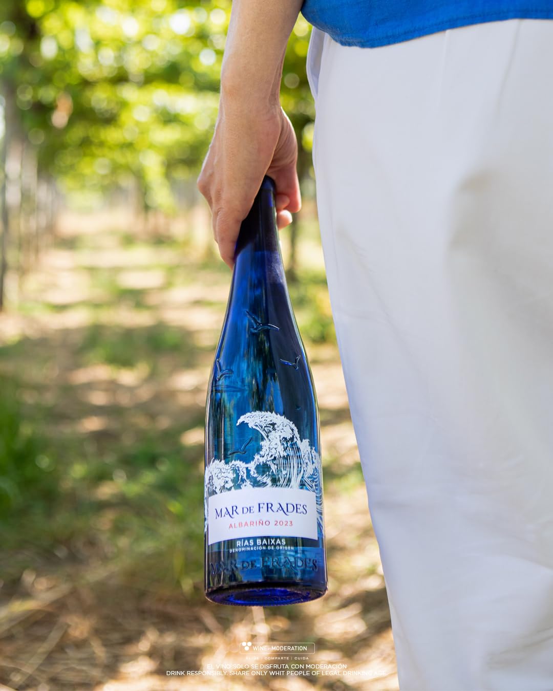 Mar de Frades Albariño Vino Blanco - Denominación de origen. Rías Baixas - Botella 150 Cl.