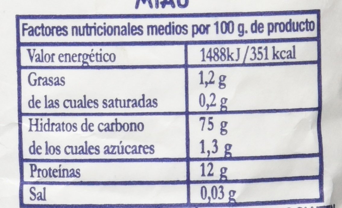 Miau - Harina de Cocina y Repostería - 1 kg