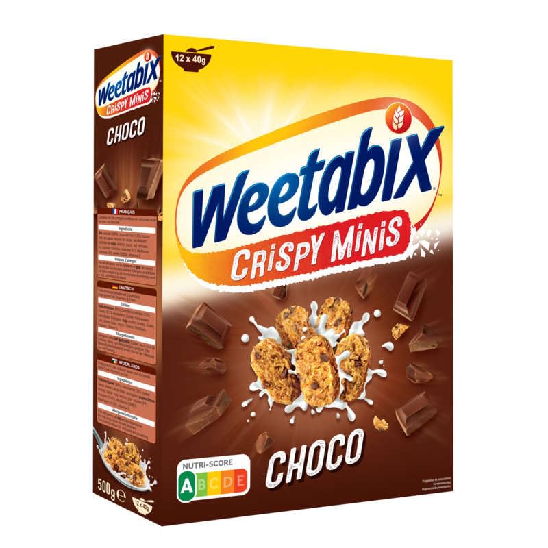 Crispi Minis cereales de desayuno con chocolate
