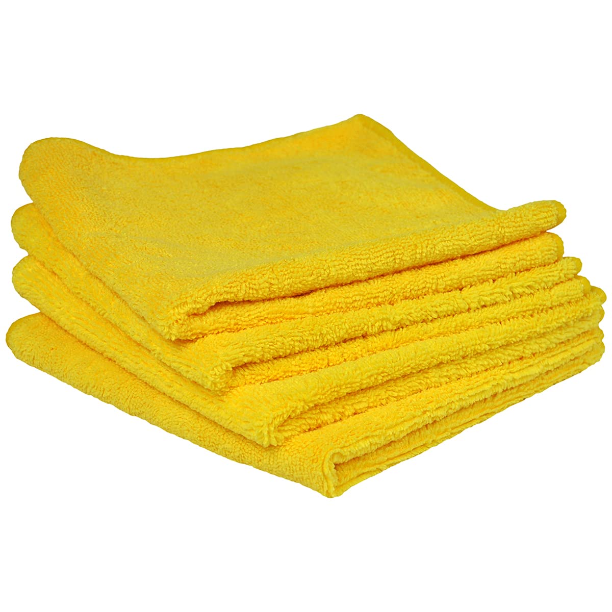 Kirkland Signature 713160 Toallas de Microfibra Ultra afelpadas, Paquete de 36, Amarillo, 16 Pulgadas de Alto x 16 Pulgadas de Ancho