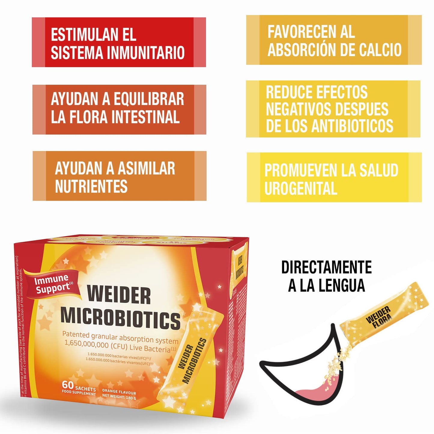 Weider Microbiotics 60 sachets