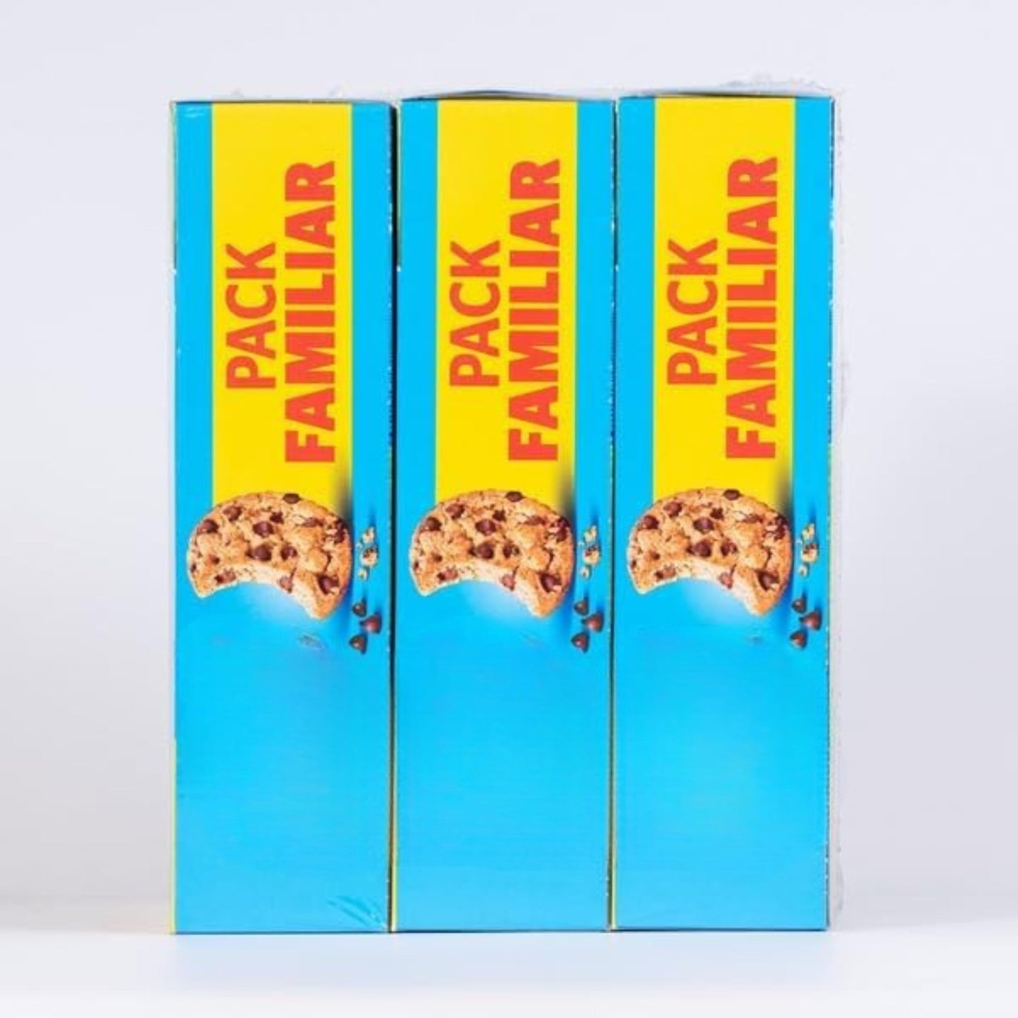 Galletas Crujientes con Pepitas de Chocolate - Pack Familiar de 3 Unidades (3 x 400g) - Ideal para Merienda, Desayuno y Compartir - Edición Especial LaLiga - NEXU