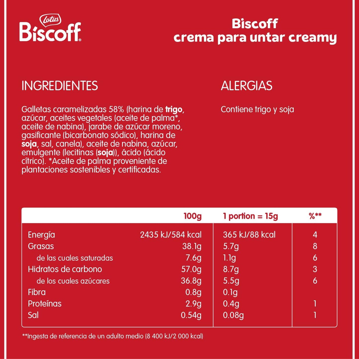 Lotus Biscoff | Crema Dulce para Untar | Cremoso | Sabor a Galleta Caramelizada | Vegano | Sin Frutos Secos | Sin Colorantes ni Aromas Añadidos | Tarro PET | 1.6 kg