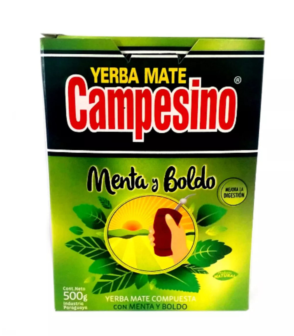Thé Mate Menta y Boldo de Campesino – 500 g