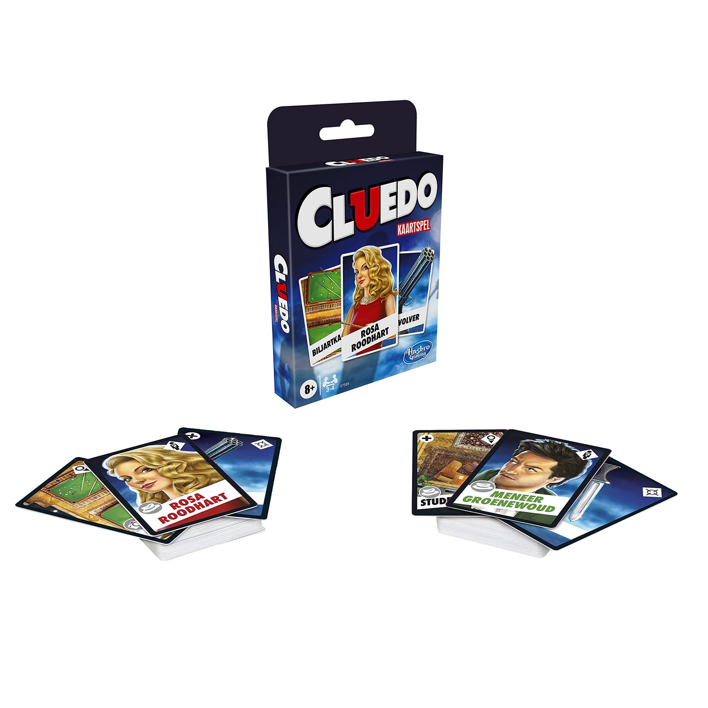 Hasbro Gaming Spel Cluedo kaartspel