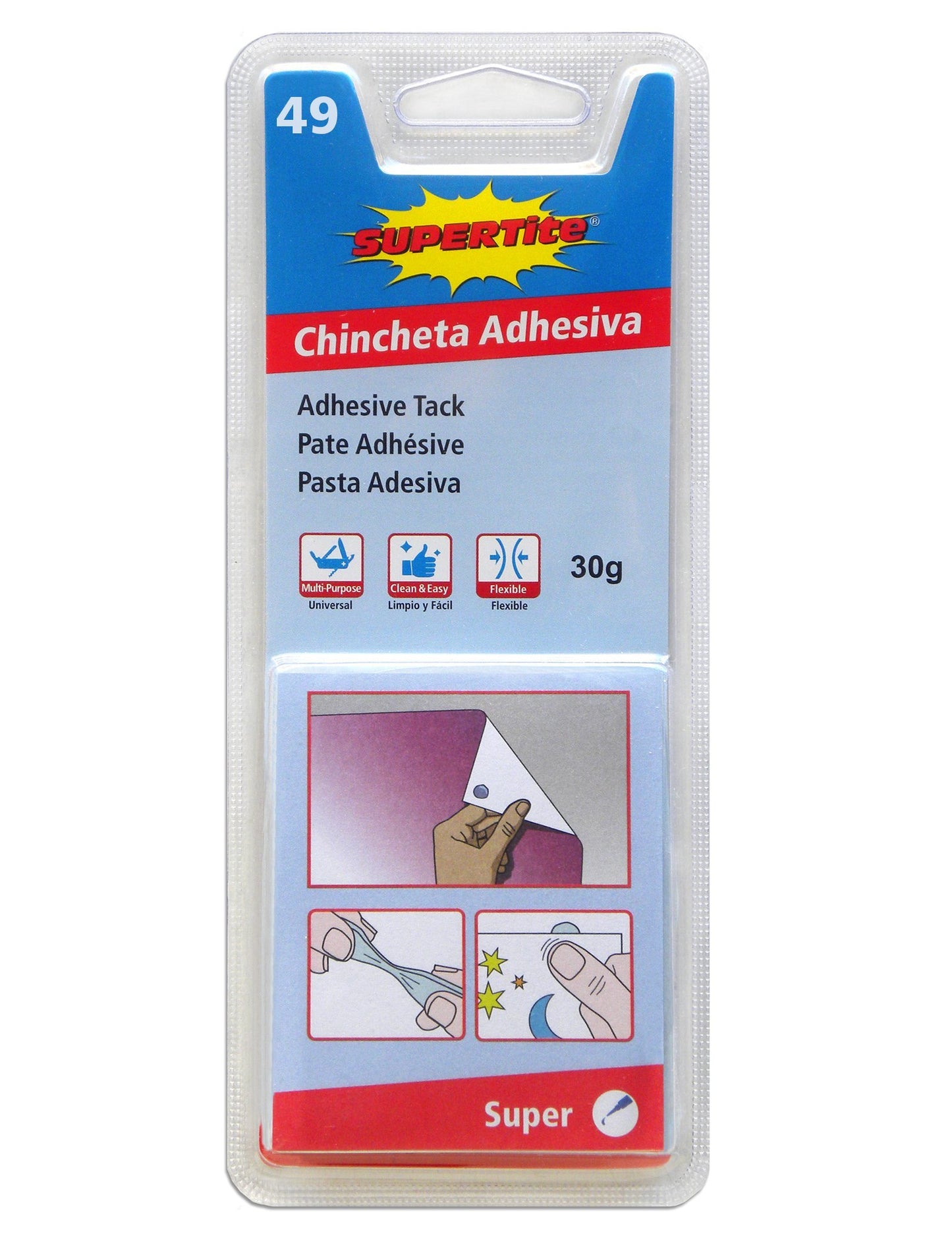 Supertite 2449 - Chincheta adhesiva
