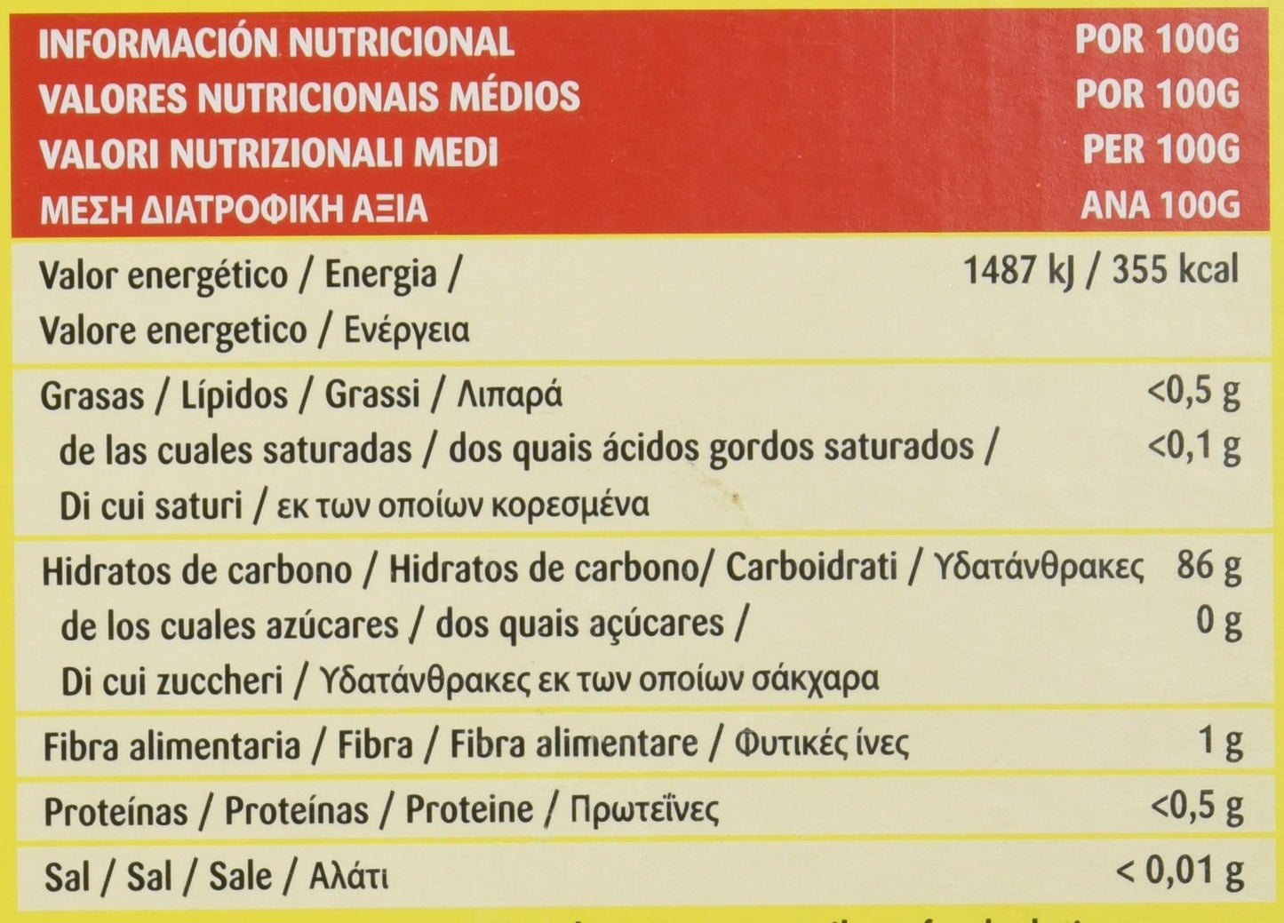 Maizena Harina Fina de Maíz Espesante Caja 2,5 kilogramos - Producto Sin Gluten