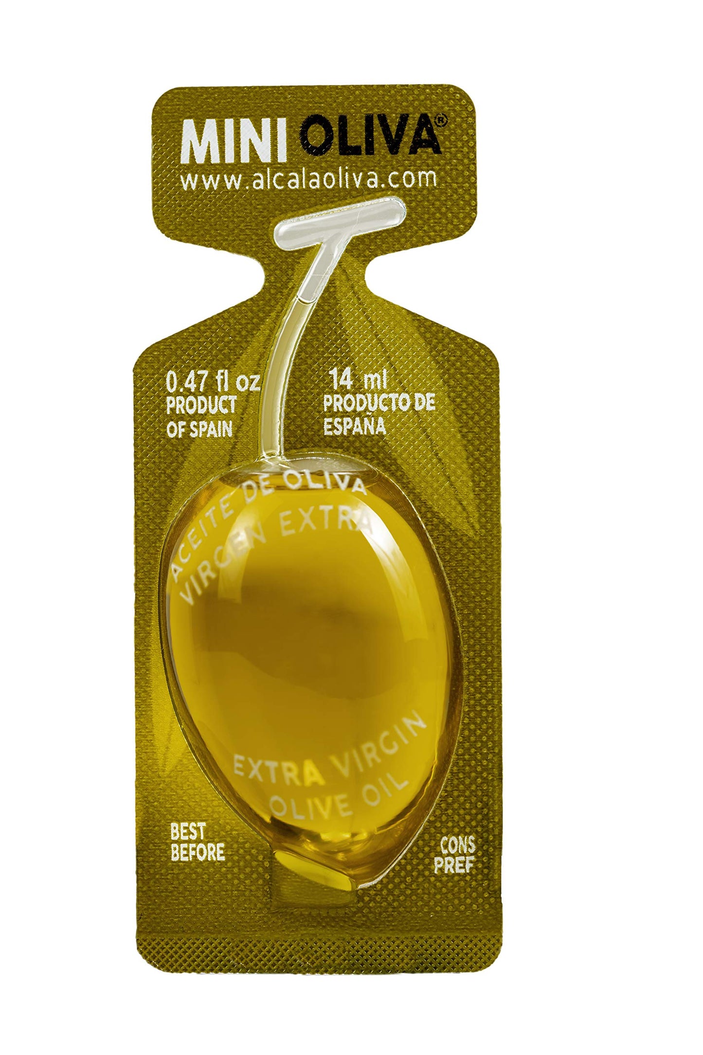 Minioliva Aceite de Oliva Virgen Extra - Paquete de 100 x 14 ml - Total: 1400 ml