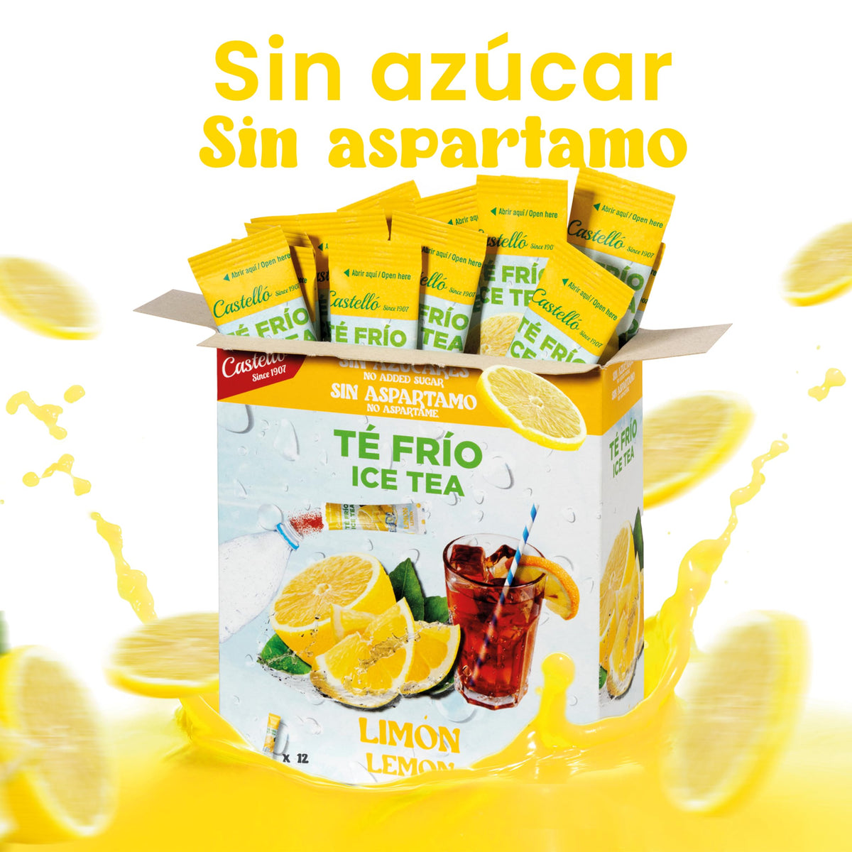 Castello since 1907 Té Frío Zero Instantáneo Multipack 3 Sabores