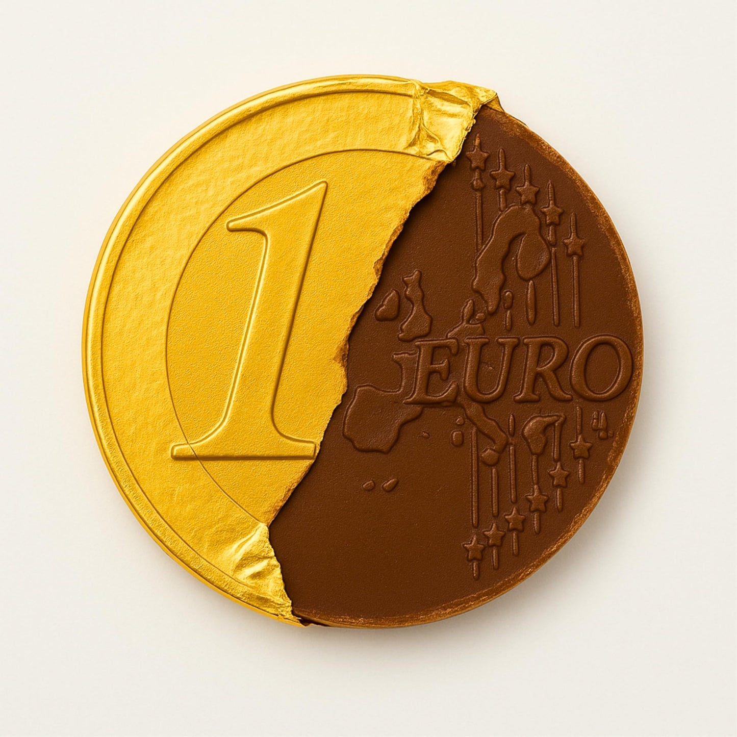 Monedas de Chocolate 600g - Albert Premier Belgian Chocolate Coins - Para Regalo, Navidad, Cumpleaños y Fiestas - Monedas de (50cts, 1€ y 2€)