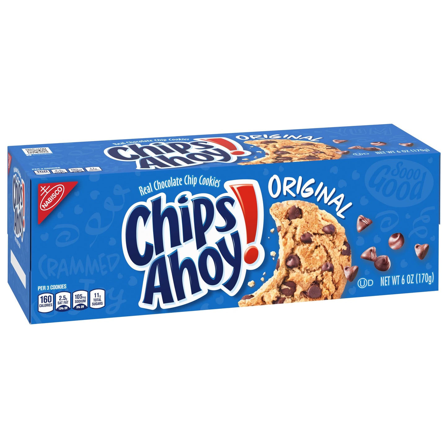 Chips Ahoy Original Galletas con Pepitas de Chocolate, Pack Familiar 400g (Paquete de 2)