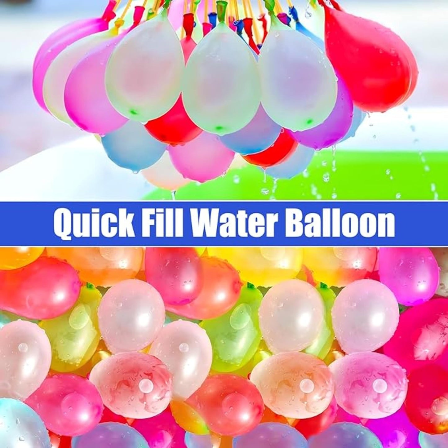 Globos de Agua 660 Pcs con Cierre Automático – Llenado Rápido en 10s | Globos de Colores para Juegos de Agua Niños | Fiestas Verano, Jardín, Playa, Piscina (6 Packs x con 110 Globos)