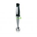 Braun Minipimer 7 - Batidora de Mano con Tecnología SplashControl, Sistema ActiveBlade para Alimentos Duros, Selección de Velocidad, Picadora 500 mL, Vaso 600 mL, 1000 W, Negro (MQ7035X)
