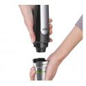 Braun Minipimer 7 - Batidora de Mano con Tecnología SplashControl, Sistema ActiveBlade para Alimentos Duros, Selección de Velocidad, Picadora 500 mL, Vaso 600 mL, 1000 W, Negro (MQ7035X)