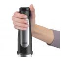 Braun Minipimer 7 - Batidora de Mano con Tecnología SplashControl, Sistema ActiveBlade para Alimentos Duros, Selección de Velocidad, Picadora 500 mL, Vaso 600 mL, 1000 W, Negro (MQ7035X)