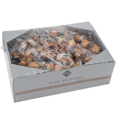 Magdalenas, Bizcochos, Valencianas, Sobaos, Mini Magdalenas Surtidas, Perfecto Para Tus Desayunos o Meriendas (Mini magdalenas rellenas 1,7 kg)