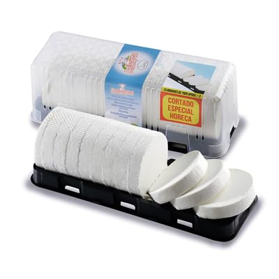 Rulo de Queso de Cabra Cortado Especial Horeca - Formato 1Kg para Hostelería y Restauración - Queso de Cabra Pasterizado para Ensaladas, Tostas y Gratinados - Balanchares - Rico en Proteína - NEXU