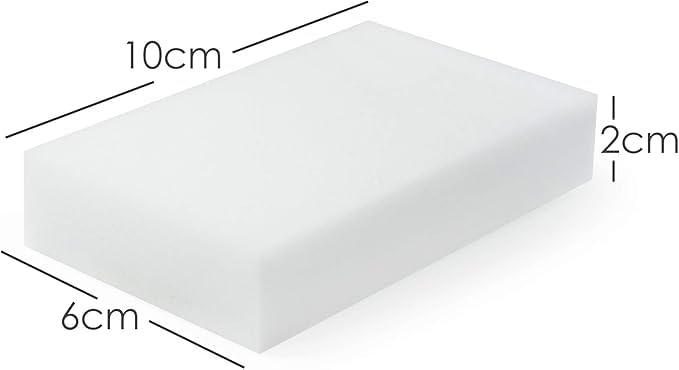 Borrador Magico para Limpieza| 30 Esponjas Mágicas Multiusos para Limpieza sin Químicos | Espuma de Melamina Nano | Esponja Magica Limpia Paredes | Hogar, Cocina, Baño y Más | Solo Agua | 10x6x2 cm