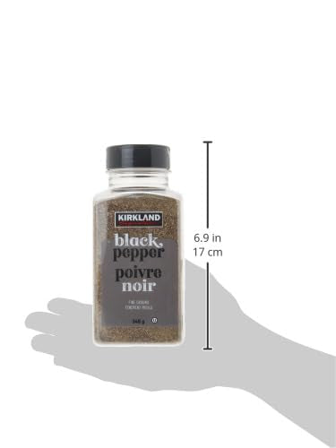 Kirkland Fine Ground Malabar Pimienta Negra, 12.3 Ounce