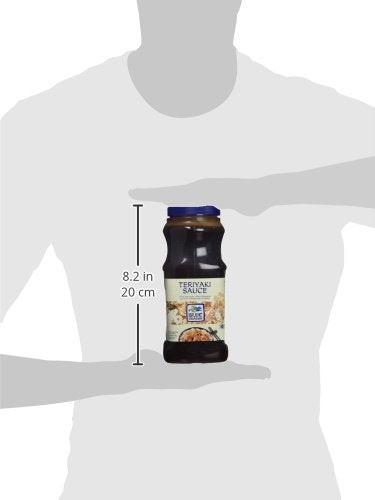 Blue Dragon Salsa Teriyaki con Jengibre, Salsa de Soja Japonesa, Sabor Dulce Caramelo, Teriyaki, 1 Litro (Paquete de 1)