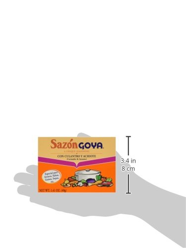 Goya Foods Sazon Culantro y Achiote, 1.41-Ounce (Pack of 3)