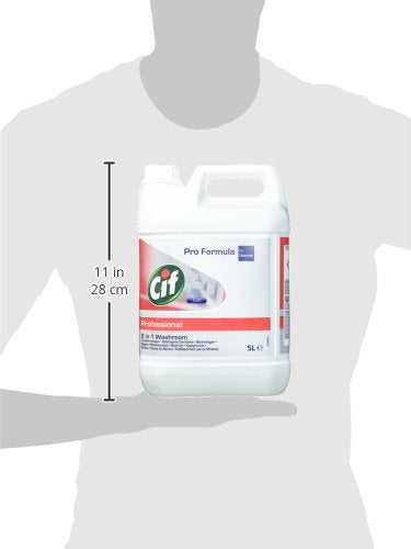 Cif 936987 - Limpiador profesional para baños 2 in1, 5 l, multicolor