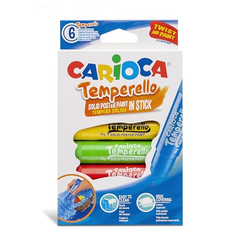 Carioca Témpera sólida (A53550006), 6 témperas