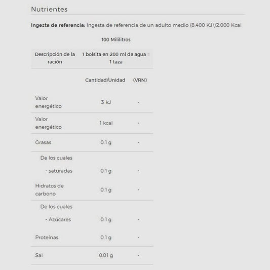 Tila Pompadour - 100 bolsitas