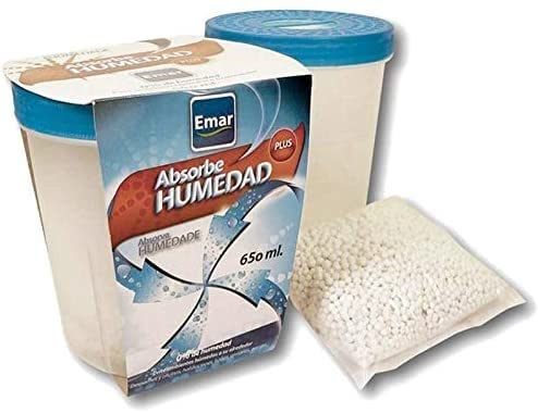 Emar Pack 6 Unidades 2578 - Absorbe Humedad 650 Ml. Capacidad hermético Anti-vertidos