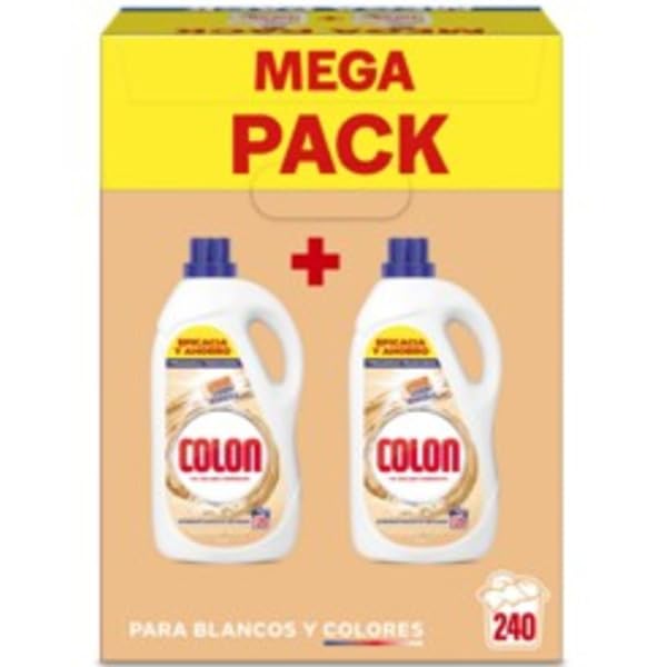 Detergente Gel con Jabón de Marsella para Lavadora - Formato Ahorro 5,4 Litros (120 Lavados) - Limpieza Profunda para Ropa Blanca y de Color - Fragancia Tradicional de Larga Duración - NEXU