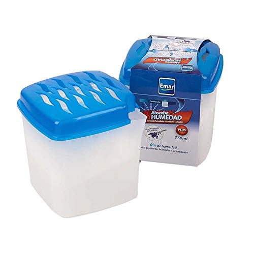 Emar Pack 6 Unidades 7009 - Absorbe Humedad 750 Ml. Capacidad Abierto
