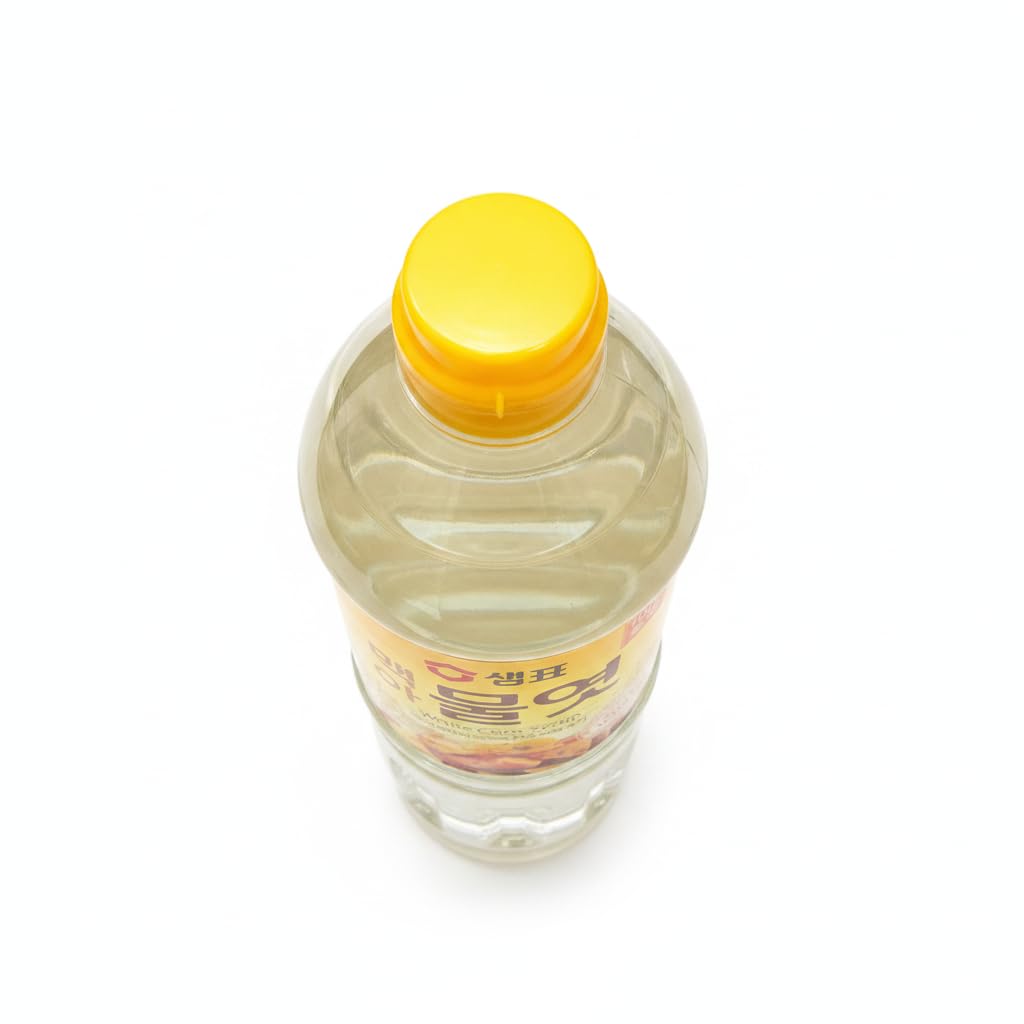 Jarabe de Maíz Blanco (White Corn Syrup) 1,2 kg - Sirope Coreano para Repostería, Glaseados y Cocina Asiática - Endulzante Líquido con Tapón Dosificador - NEXU