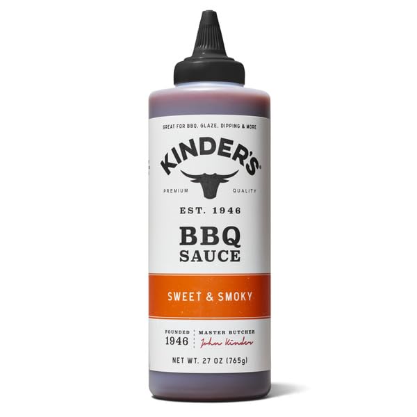 Salsa Barbacoa Sweet & Smoky (Dulce y Ahumada), 765g - Salsa BBQ Artesanal Americana Sin Gluten y Sin Jarabe de Maíz - Ideal para Parrilladas, Costillas y Glaseados - NEXU