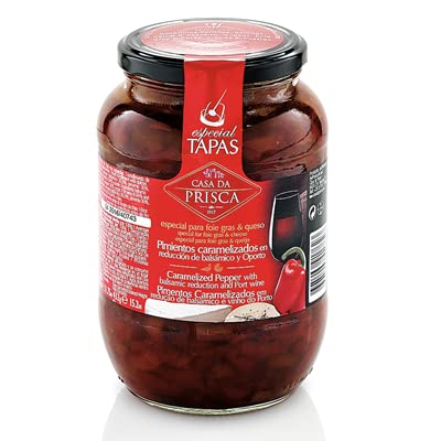 Prisca- Pimientos Caramelizadas en Reducción de Balsámico y Oporto - 900 Gramos