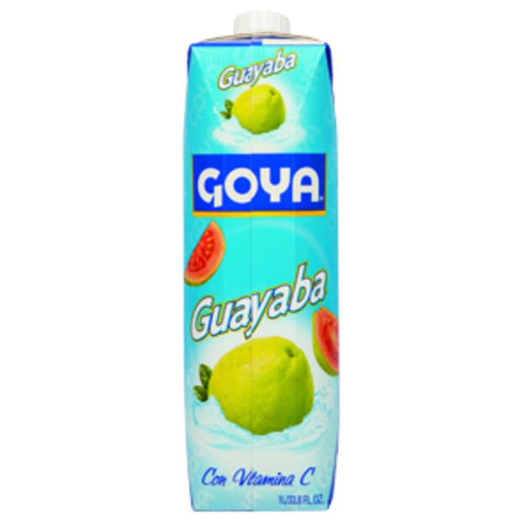 Jugo de Guayaba con Vitamina C - Pack de 12 Bricks de 1 Litro - Néctar de Fruta Tropical Refrescante - Formato Familiar Ahorro de 12L - Goya - Ideal para Desayunos, Cócteles y Postres - NEXU