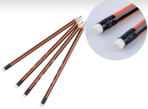 MP, Lápices HB con Goma de Borrar, Pack de 4, PE301