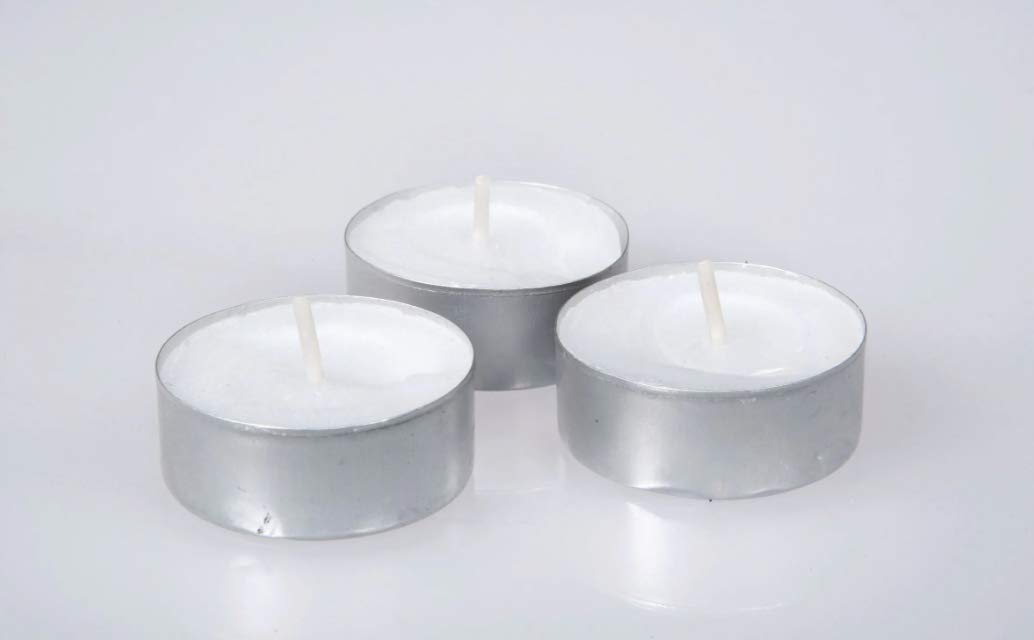Velas de té (15 x 37 mm, aprox. 4 horas, 200 unidades)
