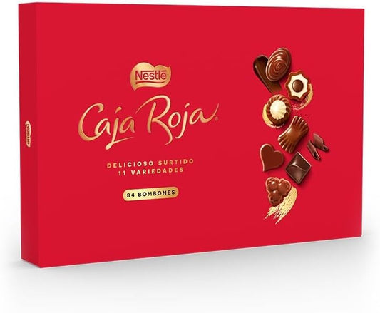 NESTLÉ CAJA ROJA bombones de chocolate con leche estuche 800g