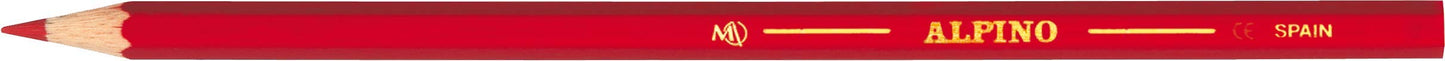 Alpino 722846 - Pack de 18 lápices, sacapuntas incluido, 3.3 mm, colores surtidos