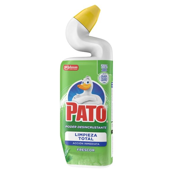 Desincrustante Limpiador de Inodoro Líquido - Pack Ahorro 4 x 750 ml (Total 3L) - Acción Eficaz contra la Cal y Manchas Difíciles - Cuello Curvo para Higiene Total - Fragancia Frescor - NEXU