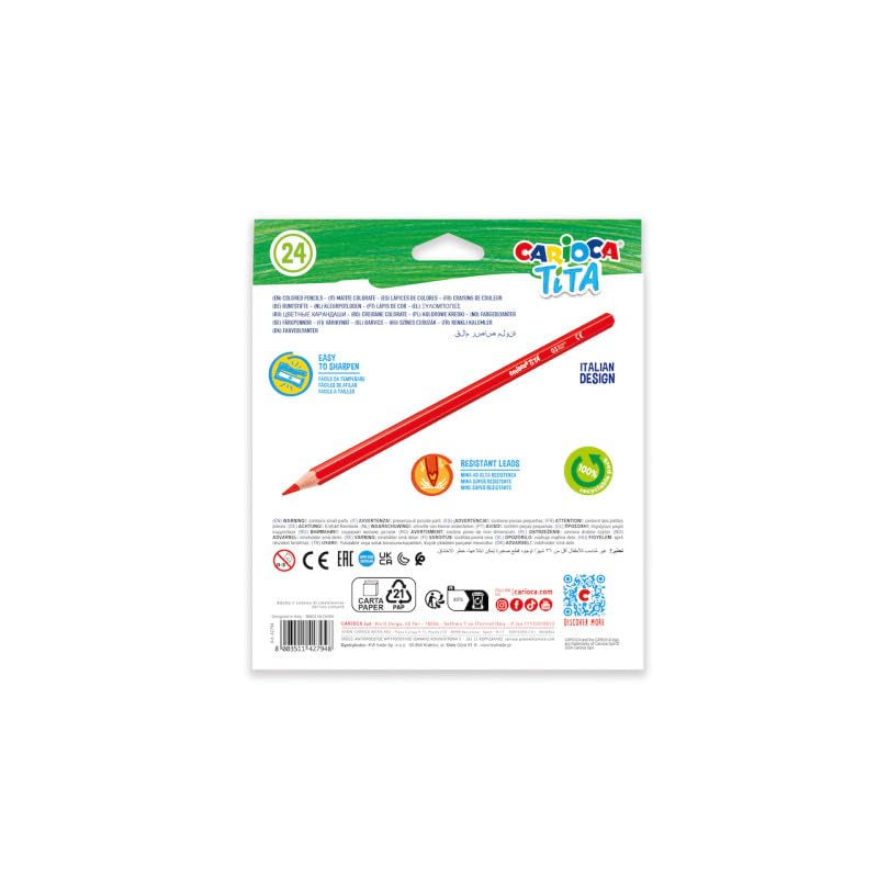 Carioca A52702524 - Pack de 24 lápices